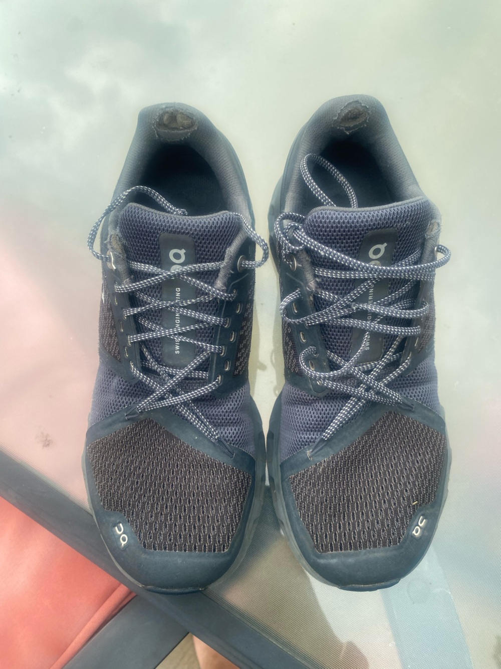 On Running Running Men’s Cloud Running Shoes in Dark black